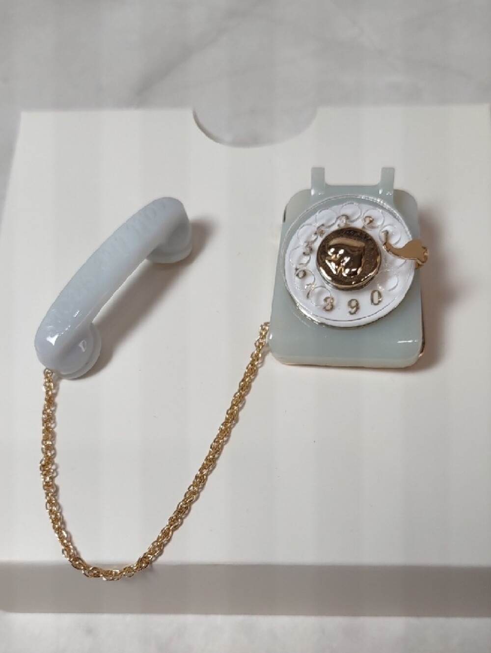 kate spade Retro Telephone Brooch with Gold Accents - Picture 2 of 8